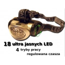 LATARKA CZOŁOWA SZPERACZ ULTRA 18x LED
